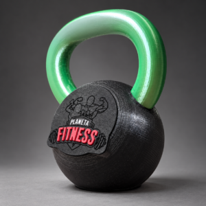 Pesa rusa decorativa 3D personalizada para gimnasios | 25 cm - Imagen 3
