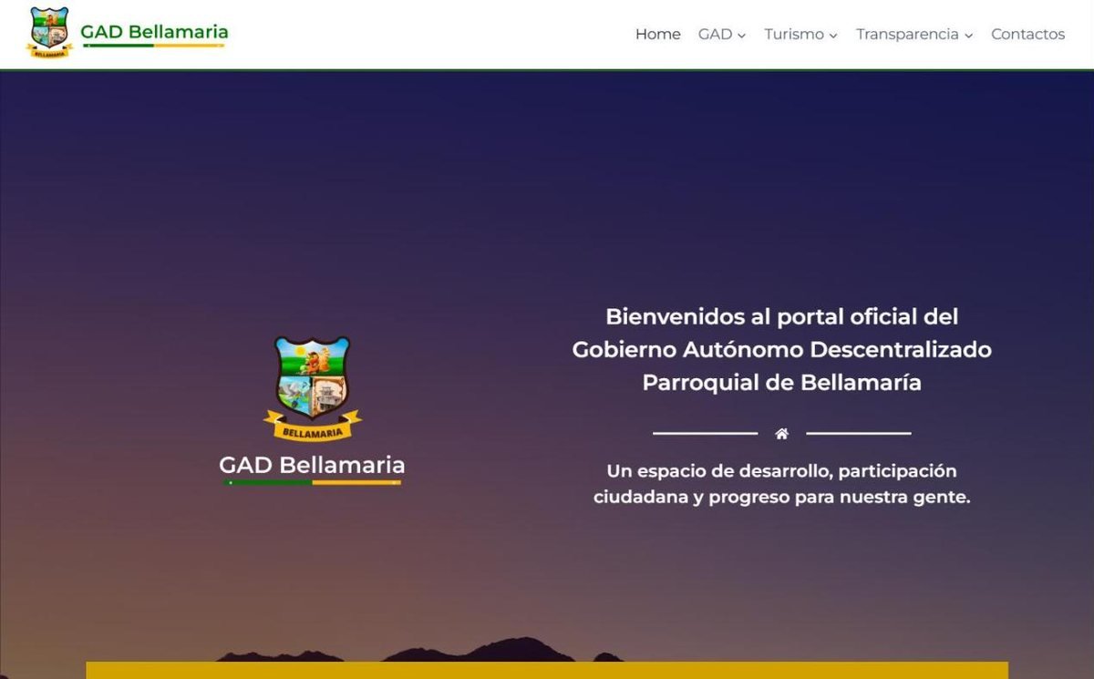 Portal del GAD Parroquial Bellamaría